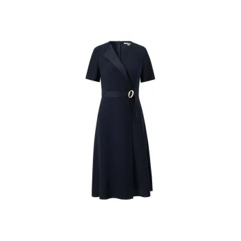 JZ Juzui Short Sleeved Dresses Women's Dark Blue