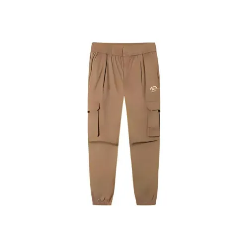 CHAOJIANTA x SNOOPY Knitted Sports Pants Women's Deep Latte