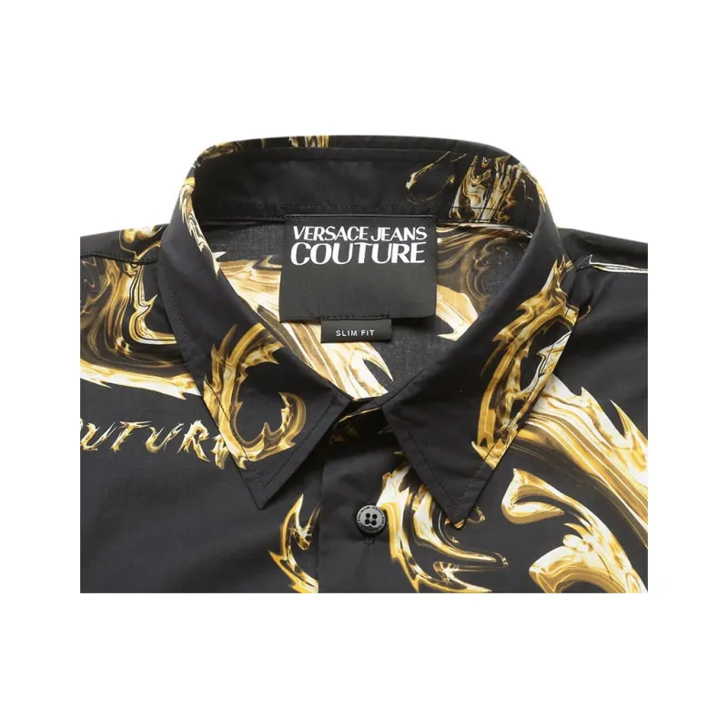 VERSACE JEANS COUTURE Watercolor Couture print Shirt-4