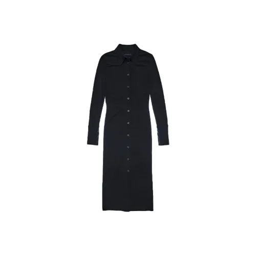 Helmut Lang Long-Sleeved Dresses Women's Black