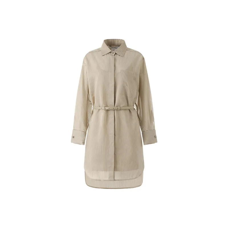 MaxMara Long Sleeved Dress Women's Umber-0
