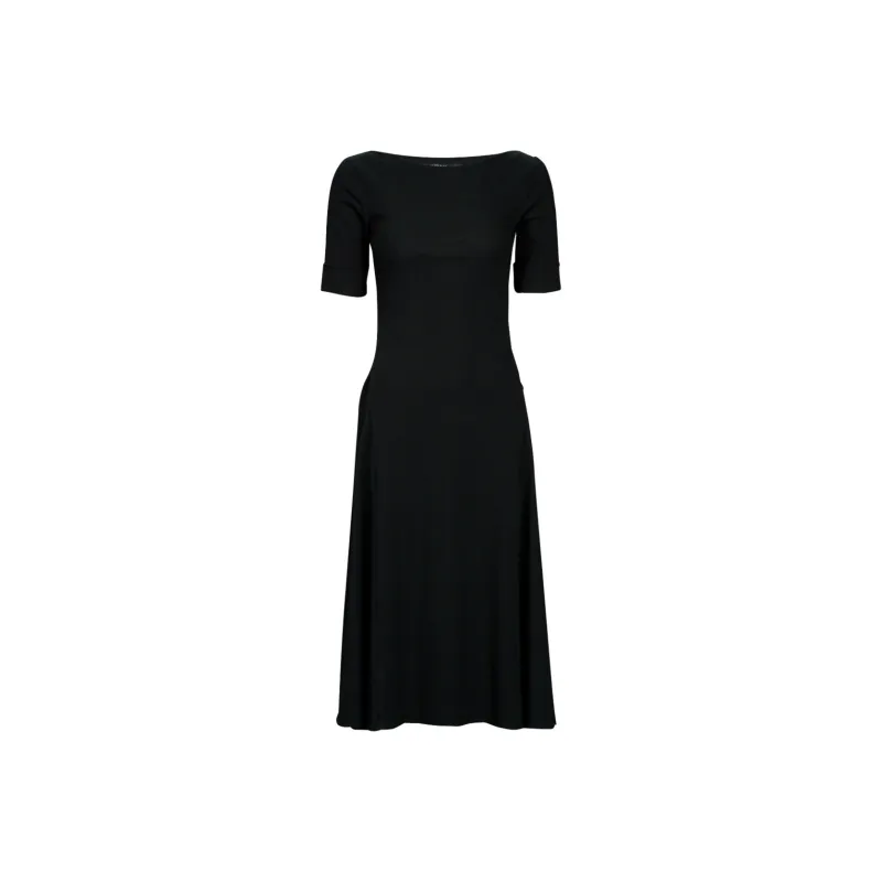 Polo Ralph Lauren Short Sleeved Dress Women's Black-0