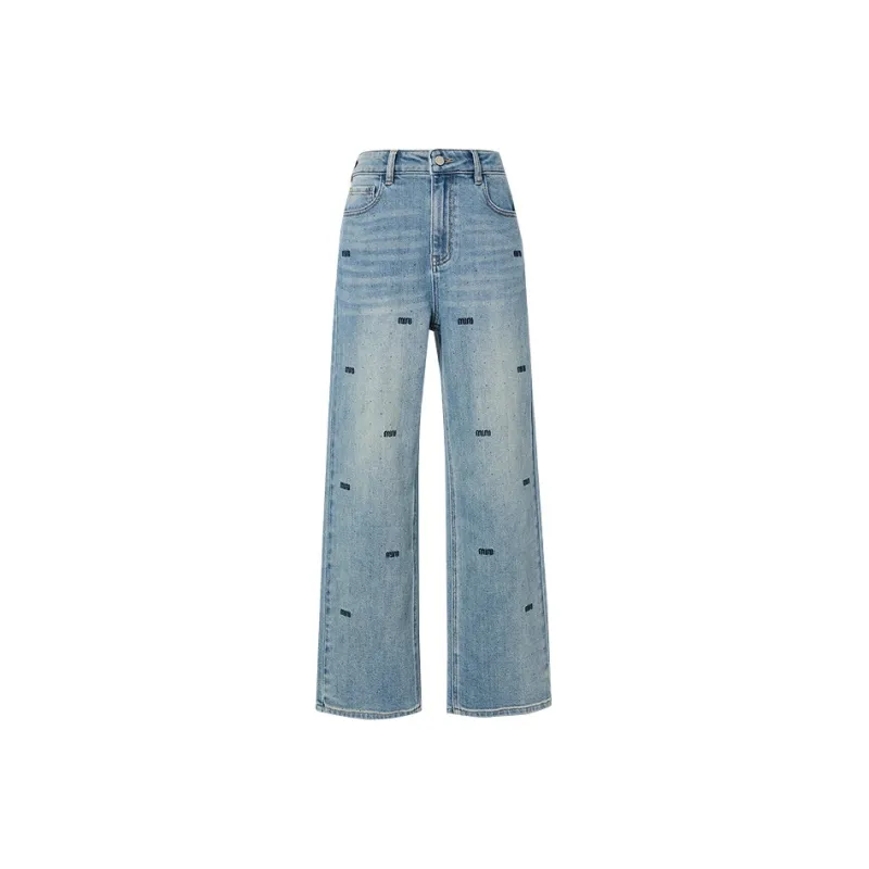 Hopeshow Jeans Women's Light Denim Blue 070-0