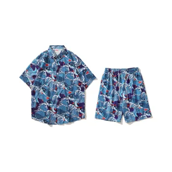 ROBINHOOD Shirt Matching Set Unisex Blue
