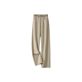 LUYOUYE Jeans Women's Light Khaki
