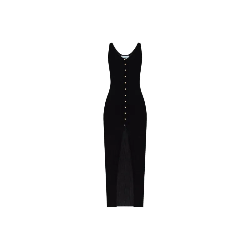 CASABLANCA Ribbed knit Maxi Dress-0