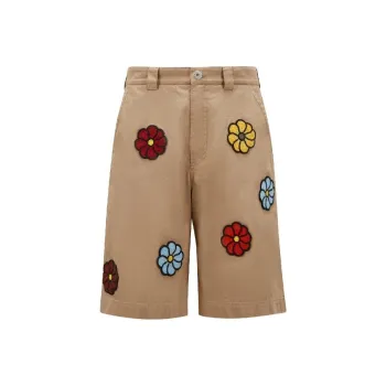 Moncler X Jw Anderson Floral Detailed Shorts