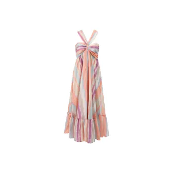 Udon House Slip Dress Women's Rainbow