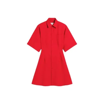 Ami Paris Short sleeved Shirtdress