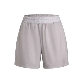 Under Armour Rival Casual Shorts Women's Daybreak Gray Pink