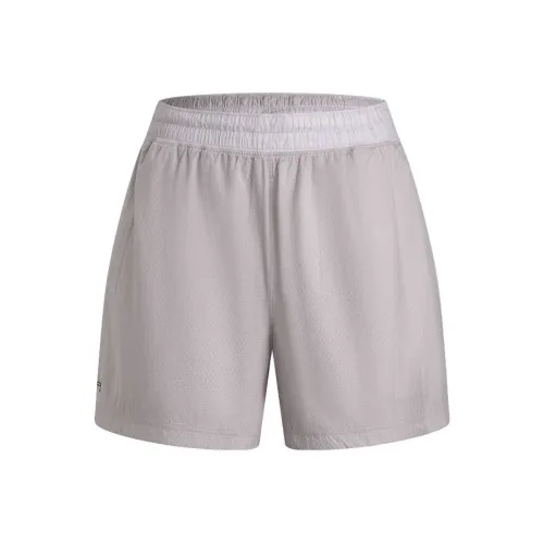 Under Armour Rival Casual Shorts Women's Daybreak Gray Pink