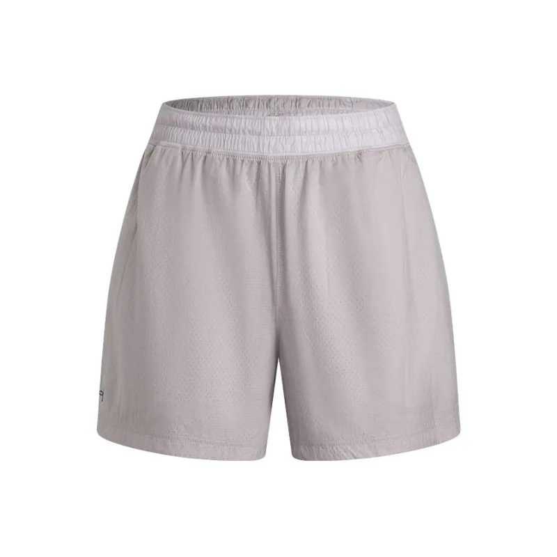 Under Armour Rival Casual Shorts Women's Daybreak Gray Pink-0