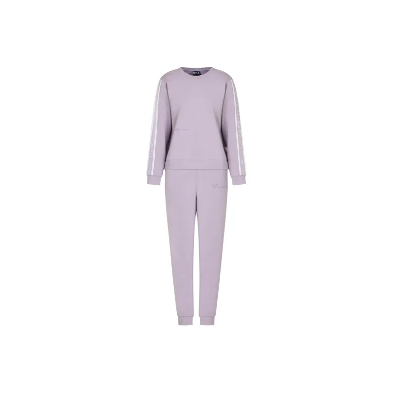 EMPORIO ARMANI EA7 Sweatshirt Set Women's Purple-0