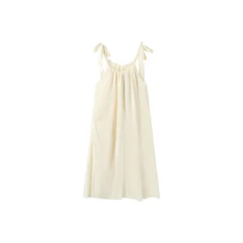 EIDOLON GRAIN Slip Dress Women's Beige Apricot
