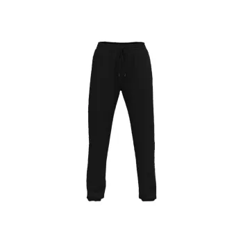 Victoria's Secret PINK IVY FLEECE SLIM SWEATPANTS/ Pure Black Knitted Sports Pants Women's Pure Black