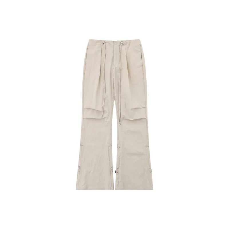 YuChaJia Cargo Pants Women's Apricot-0