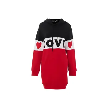MOSCHINO Long Sleeved Dresses Women's Red