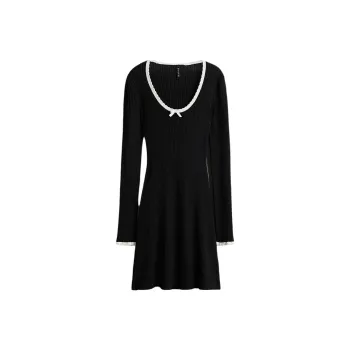 H&M Long Sleeved Dresses Women's Black
