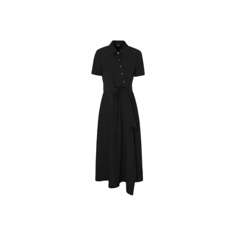 IDPAN Short Sleeved Dresses Women's Black-0