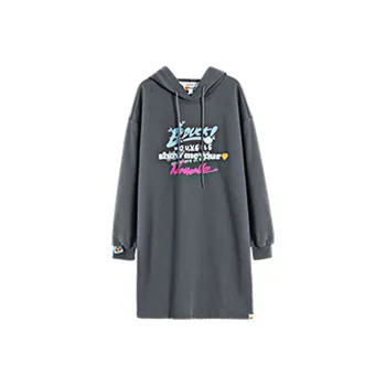 B.Duck Long Sleeved Dresses Women's Dark Gray