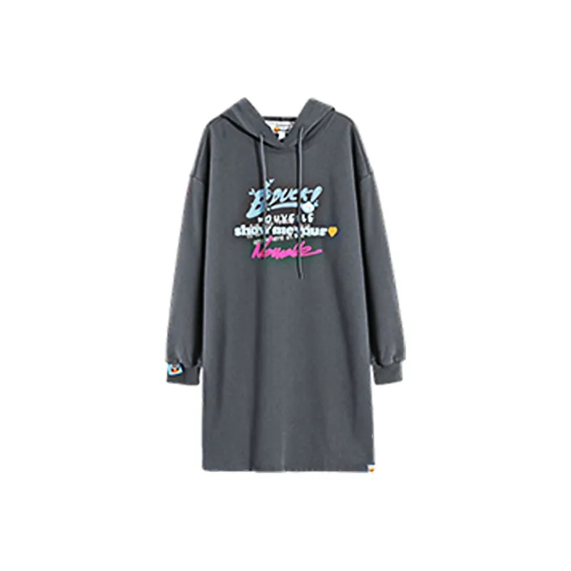 B.Duck Long Sleeved Dresses Women's Dark Gray-0