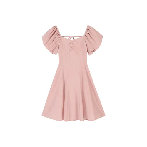 CIVICERA Short Sleeved Dresses Women's Pink
