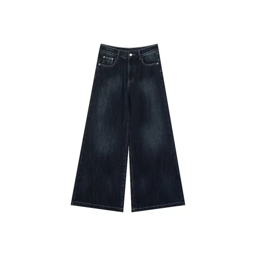 ELF SACK Vintage Wide-Leg Bootcut Jeans Women's