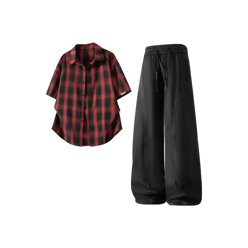 FAKE VINTAGE Shirt Matching Set Unisex-22