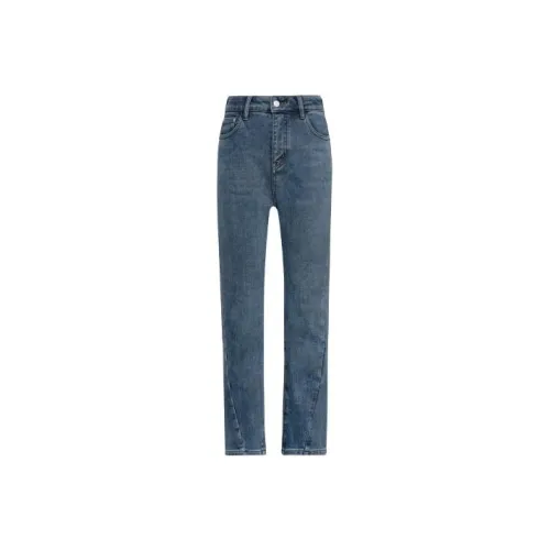 MEIYANG Jeans Women's Denim Blue