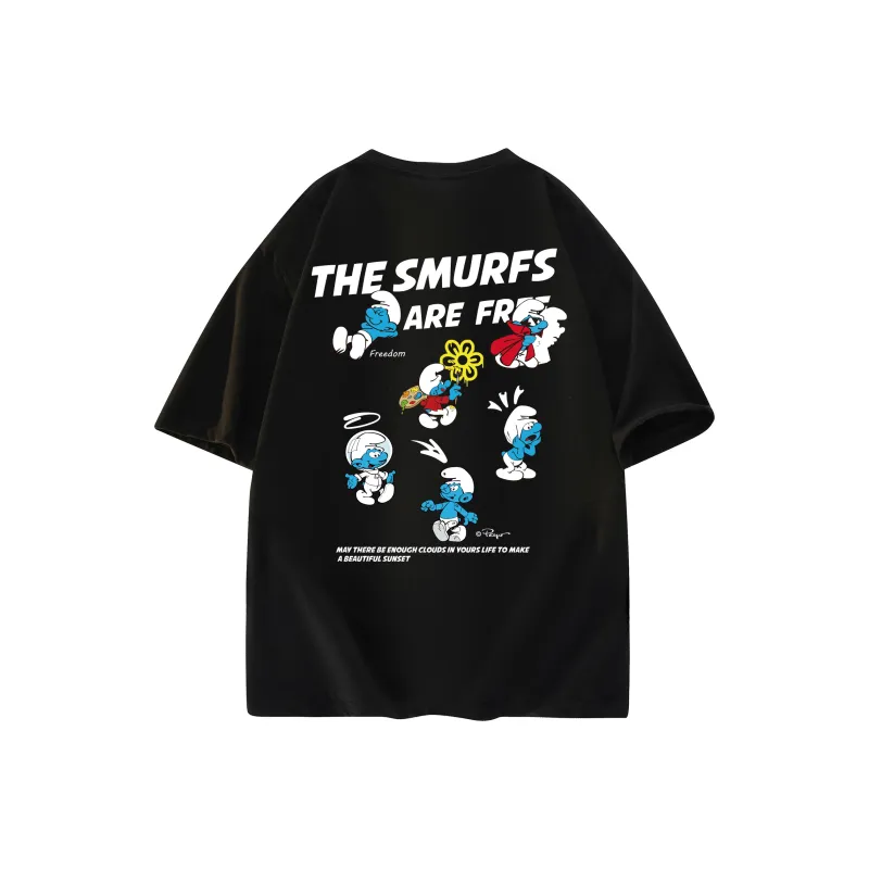 The Smurfs T Shirts Unisex-4