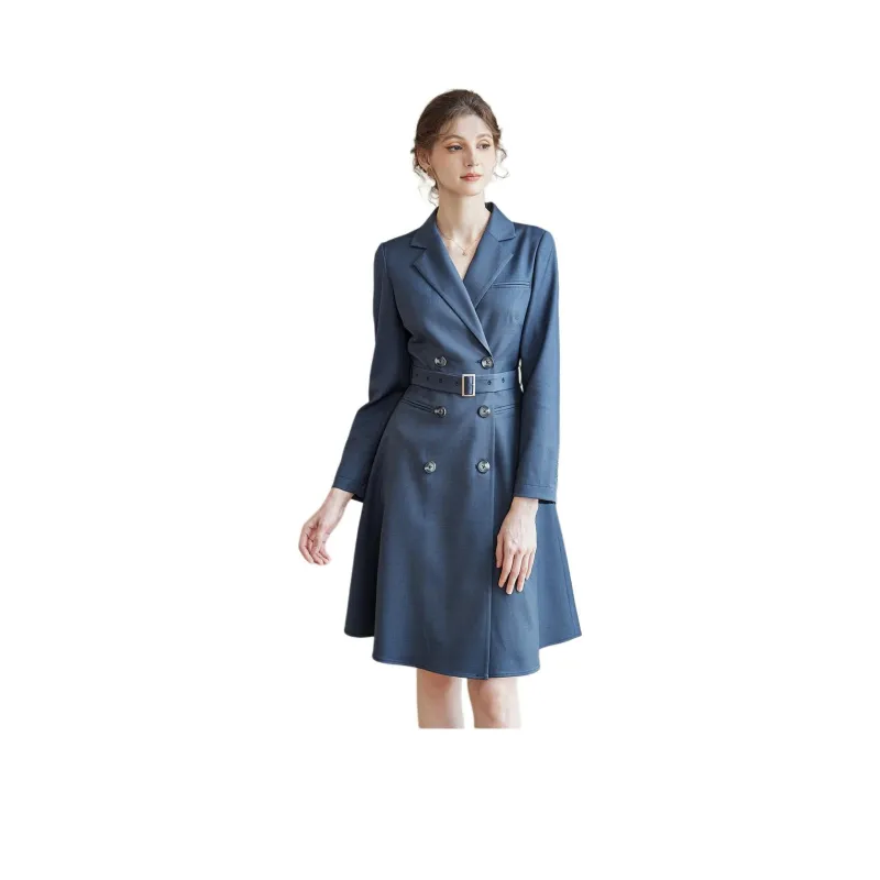 ROEYSHOUSE Long-Sleeved Dresses Women's Dark Gray-0