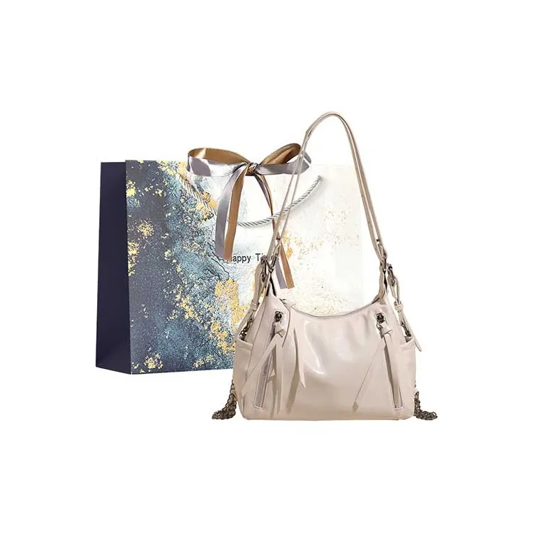 Iman's House PU Shoulder Bag Women's Black/White/Silver/Blue-5