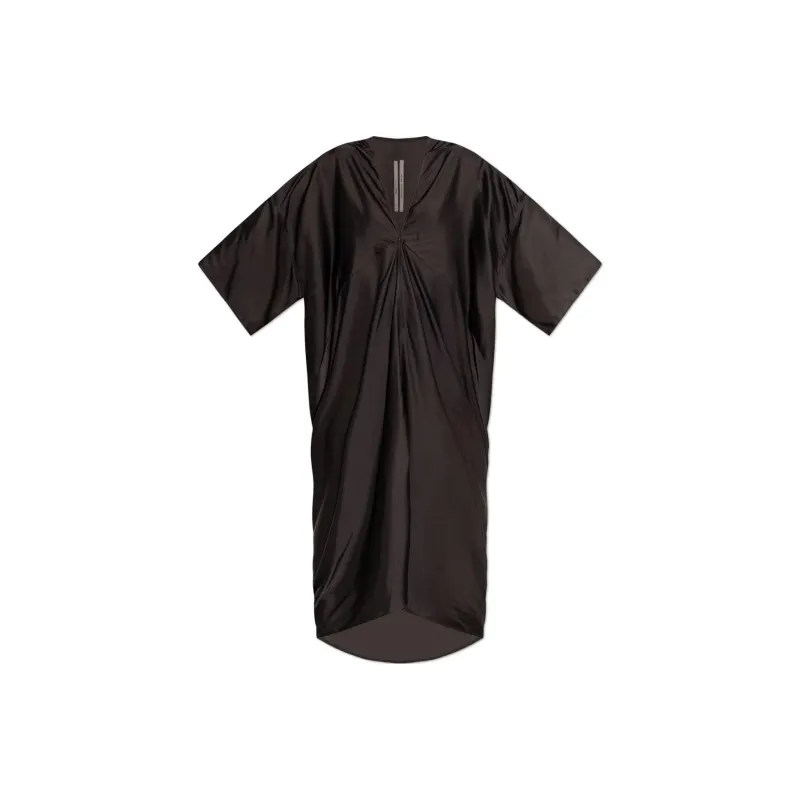RICK OWENS Tommyknite V-Neck Dress-0