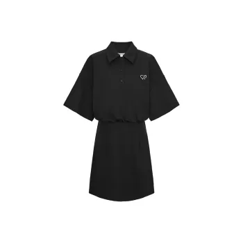UR Short Sleeved Dress Women's Jet Black