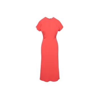 ARITZIA Babaton Futurist Dress Short Sleeved Dresses Women's Cherry Red/Cherry Red