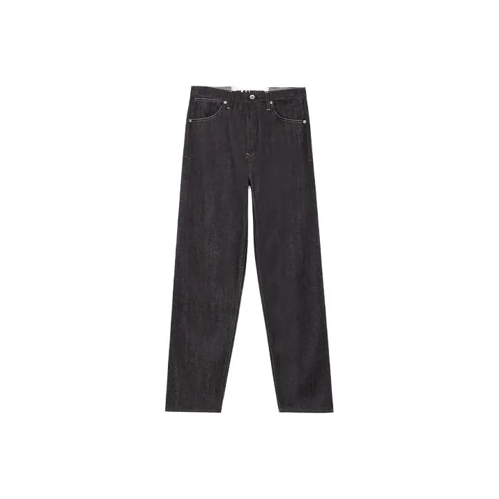 JIL SANDER Contrast stitching Cotton Jeans-0
