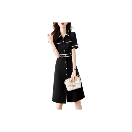 XWI Short Sleeved Dress Women's Black
