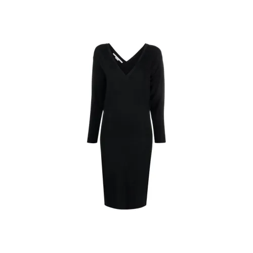 Stella McCartney Long Sleeved V Neck Knitted Dress