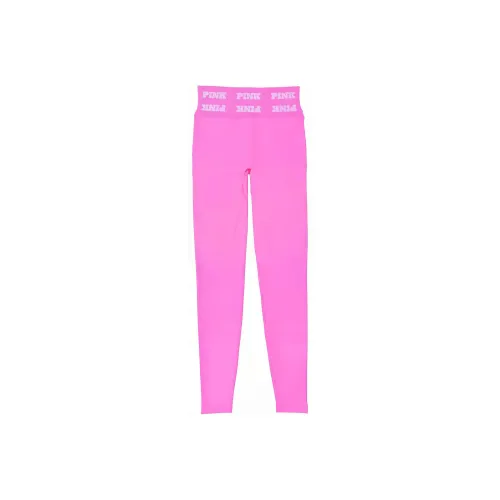 Victoria's Secret PINK SEAMLESS CLASSIC LEGGINGS/Lola Pink Leggings Women's Laura Pink