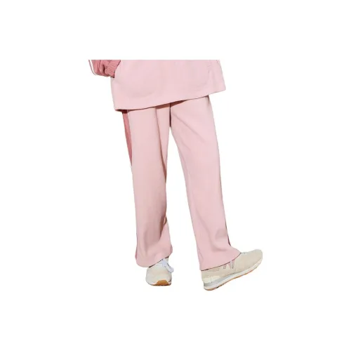 Tonlion Knitted Sports Pants Women's Light Pink