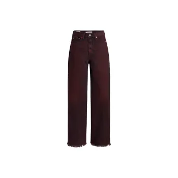 Levis Jeans Women's Burgundy