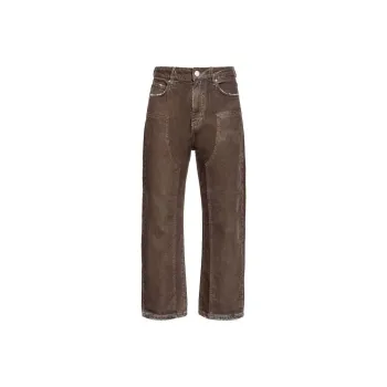 PINKO Mixer Distressed Straight-Leg Jeans