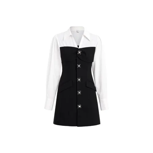 AUI Long Sleeved Dress Women's Black