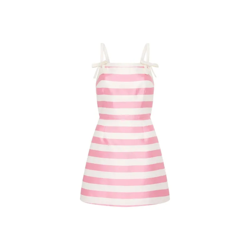 Rebecca Vallance Jocelyn Striped Minidress-0