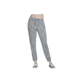 Skechers BOBS Purrfect Terry Pretty Kitty Knitted Sports Pants Women's Gray