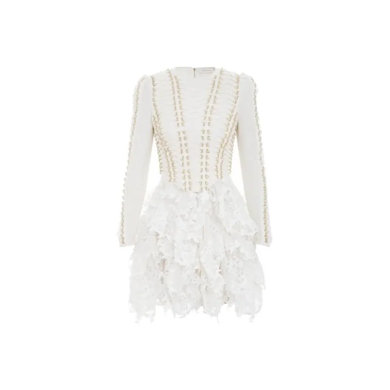 Zimmermann Coaster Corset Laced Minidress-0
