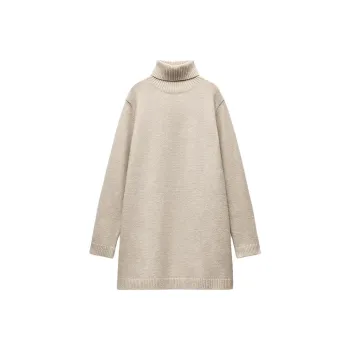 ZARA Long-Sleeved Dresses Women's White