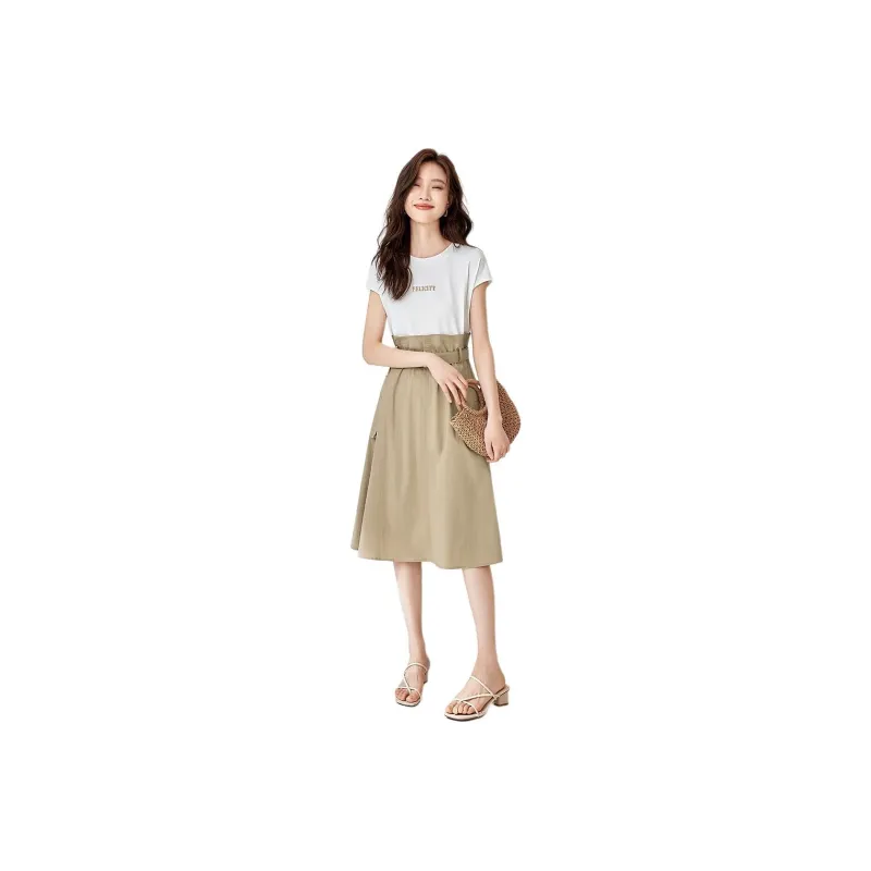 Mo Han Yi Mei Short Sleeved Dress Women's-0