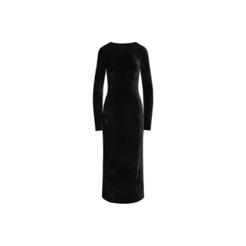 Ralph Lauren Long Sleeve Velvet Dress