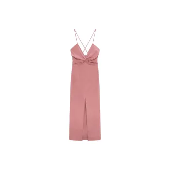 ZARA Slip Dresses Women's Purple
